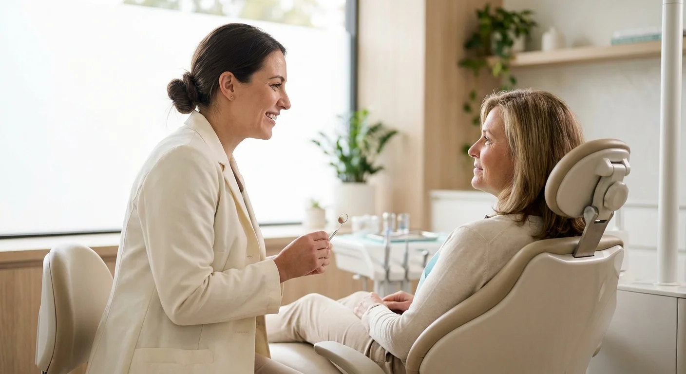 Dental checkup at Bright Smile